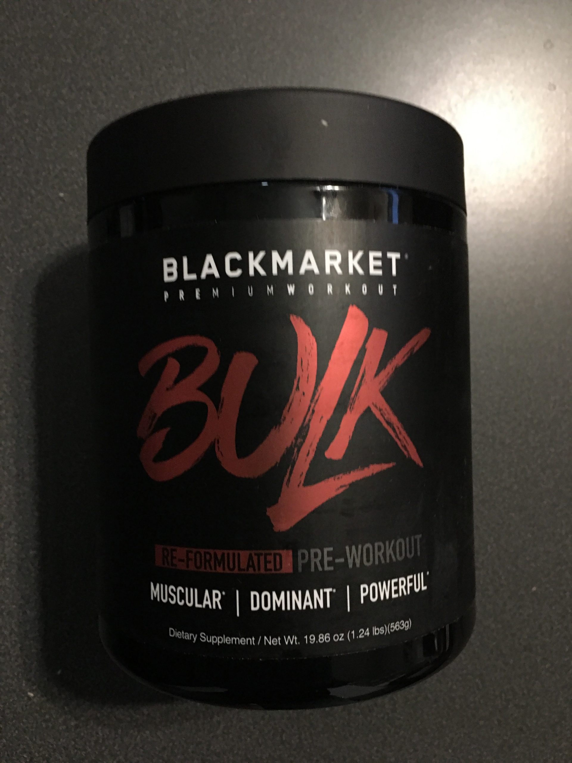5 Day Black Market Pre Workout Cuts for Weight Loss